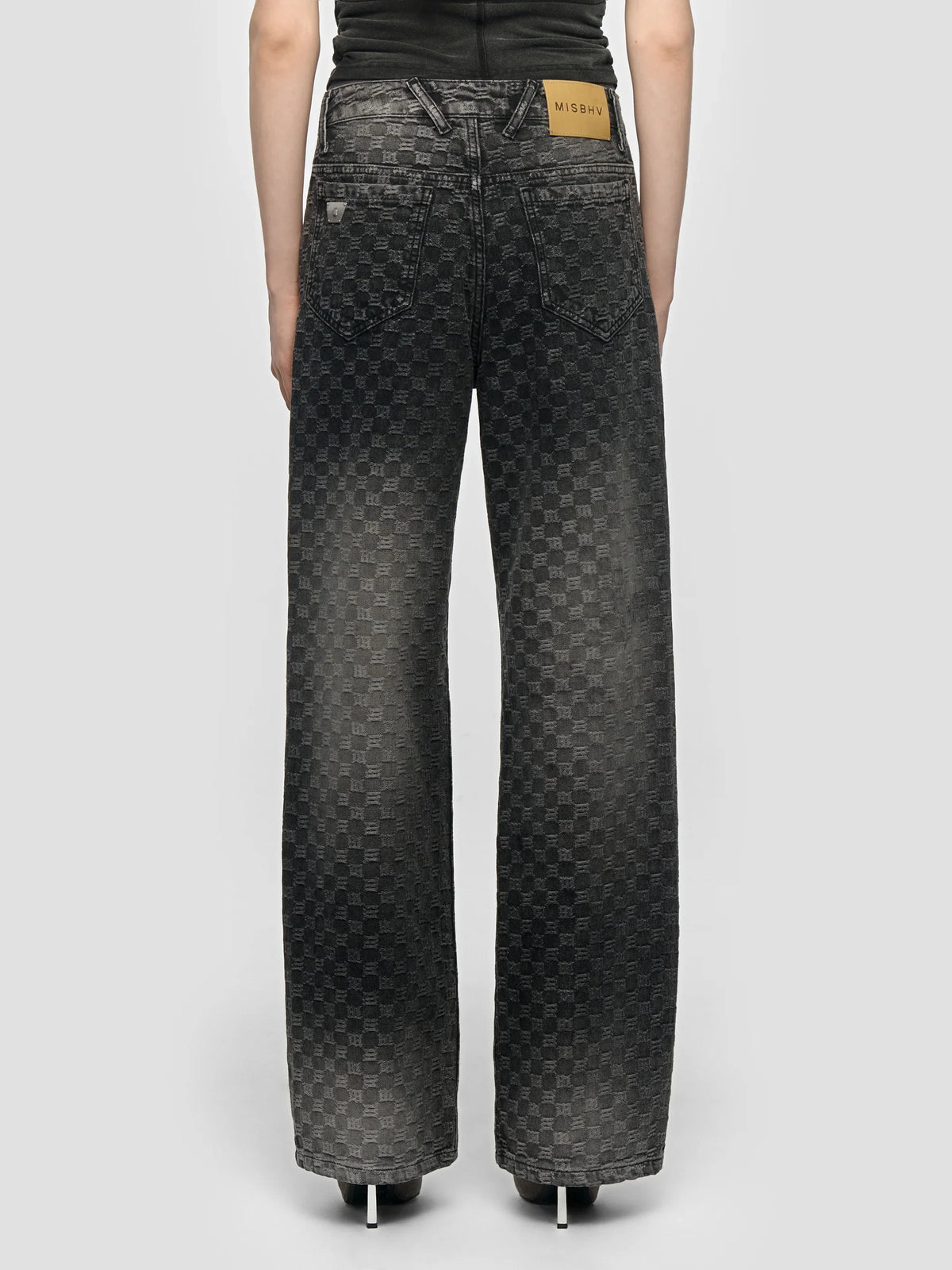 Jeans Austin Monogram Washed Black