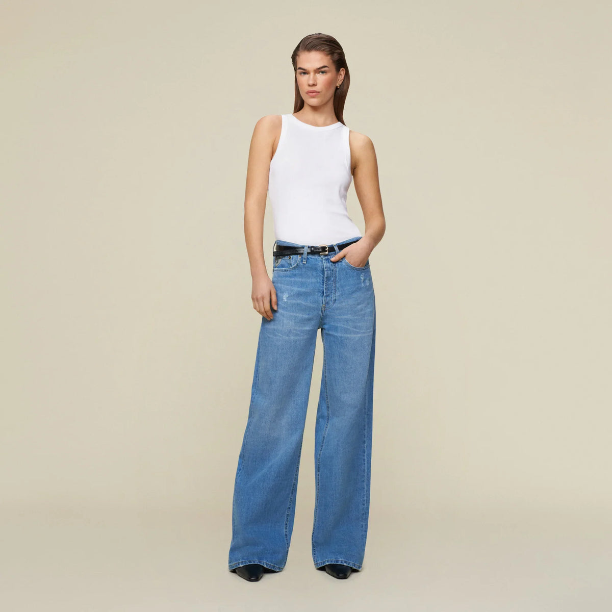 Jeans Skater Loose Blue