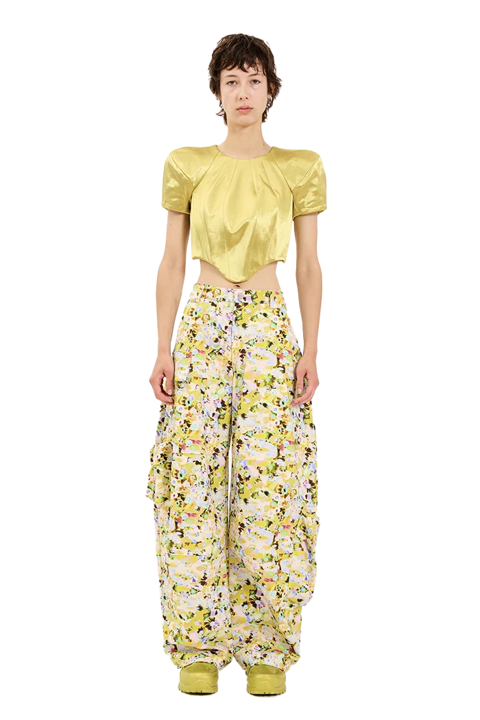 Pants Lawn Cargo Flower