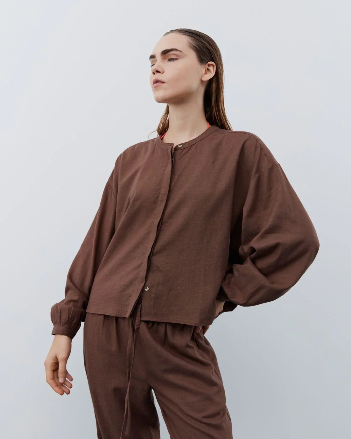 Shirt Chocolate Brown