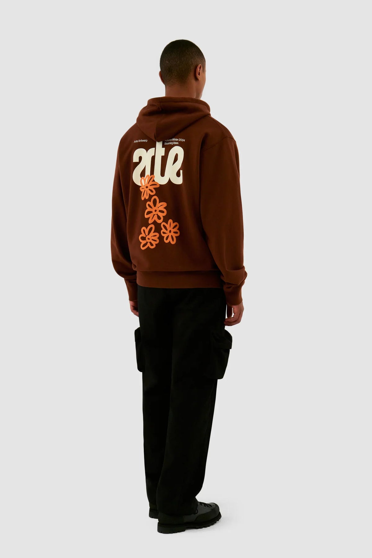 Hoodie Blooming Ideas Brown