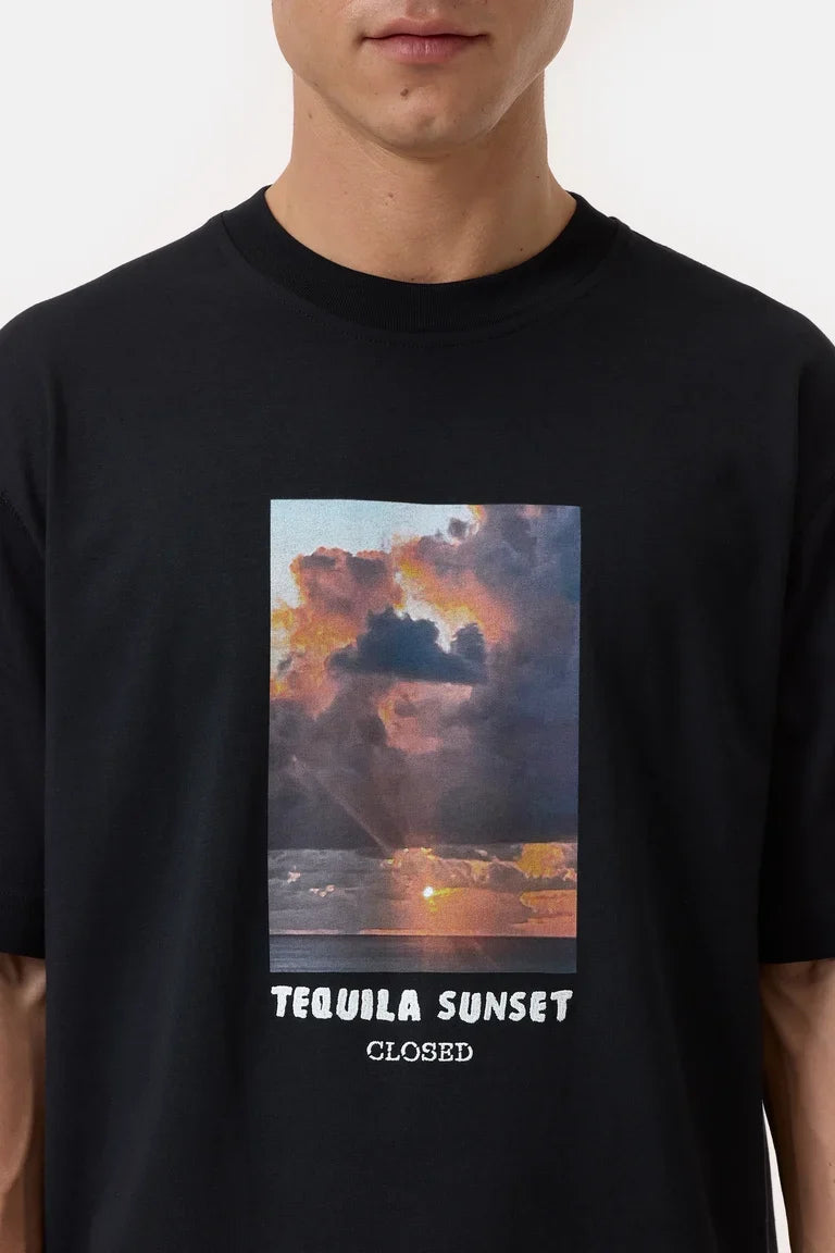 T-shirt Printed Black