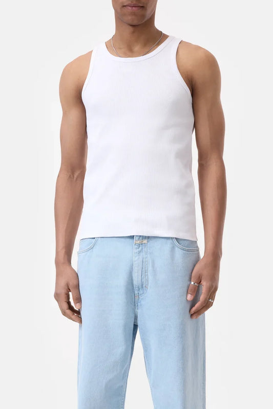 Tank Top Logo White