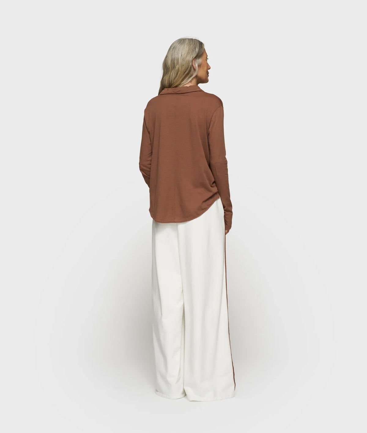 Pants Wide Tape Ecru