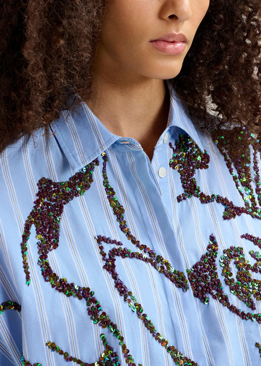 Shirt Godsend Striped Blue