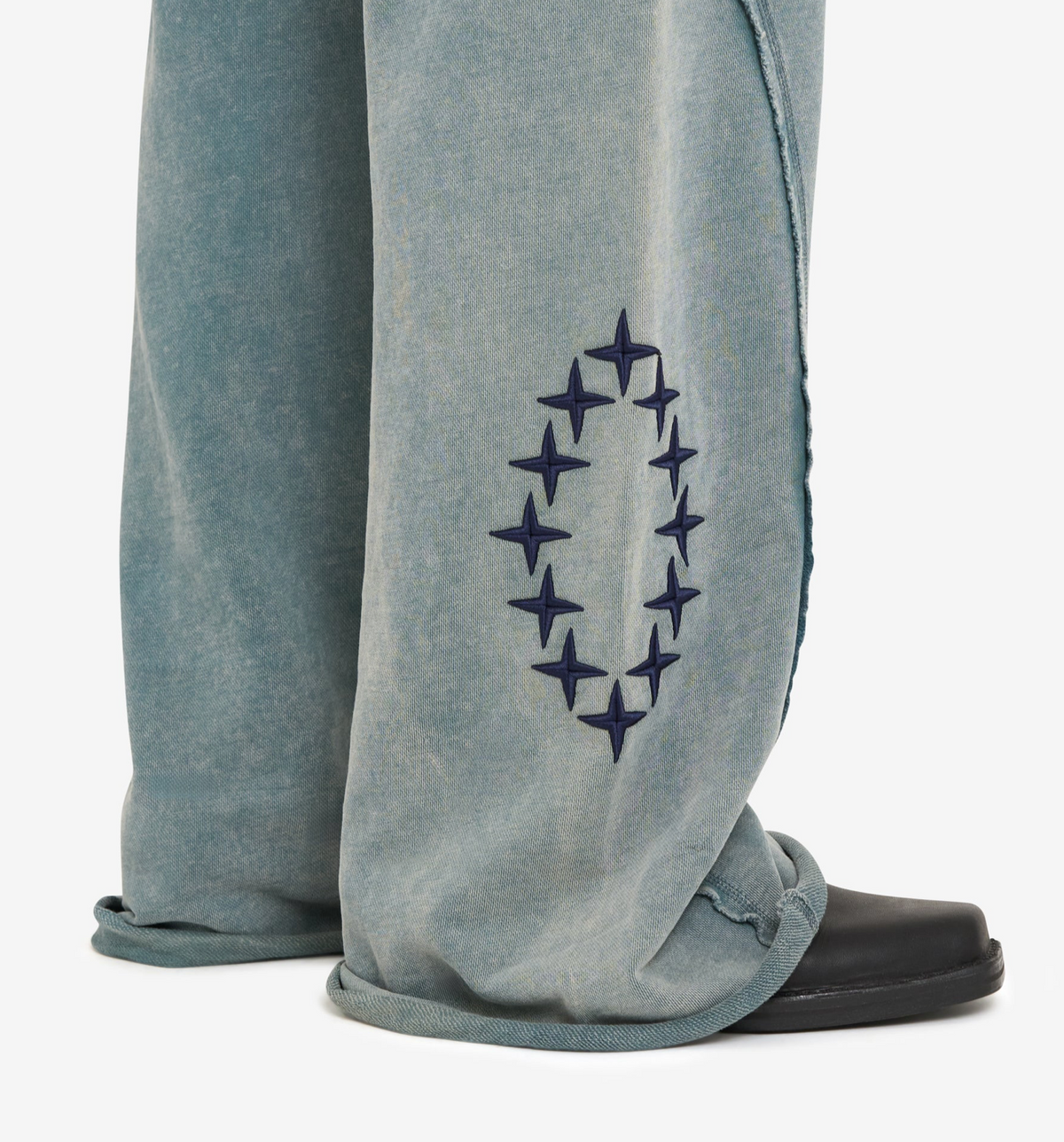 Pants Loose Sweat Pale Blue