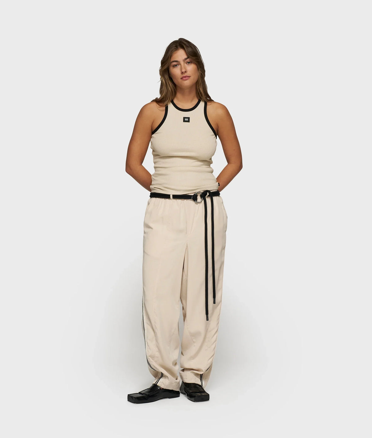 Pants Wide Light Earth