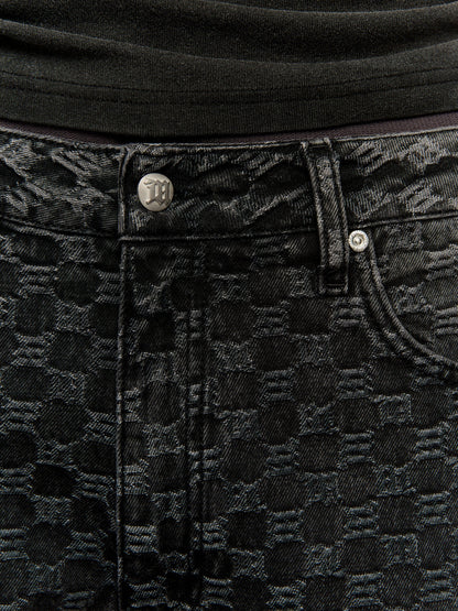 Jeans Austin Monogram Washed Black