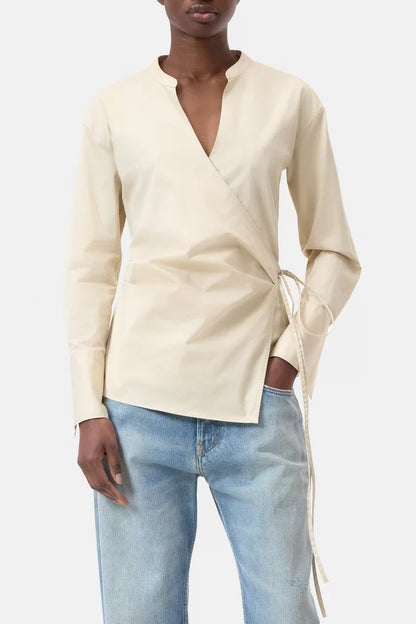 Blouse Wrap Dune Beige