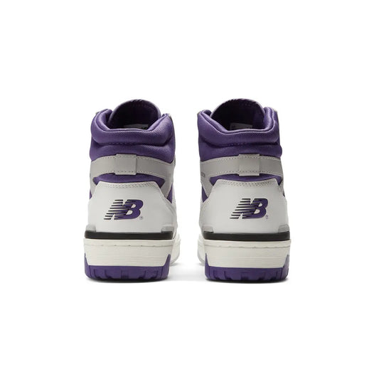 BB650 Sneaker in White & Violet