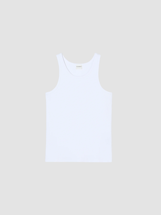 Tank Top Logo White