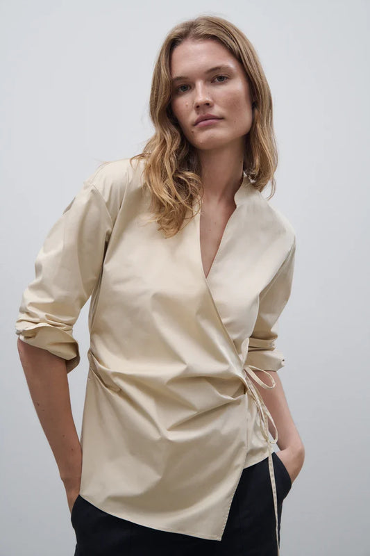 Blouse Wrap Dune Beige