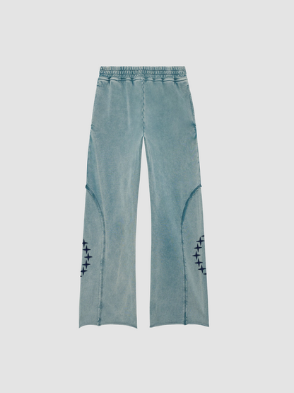 Pants Loose Sweat Pale Blue