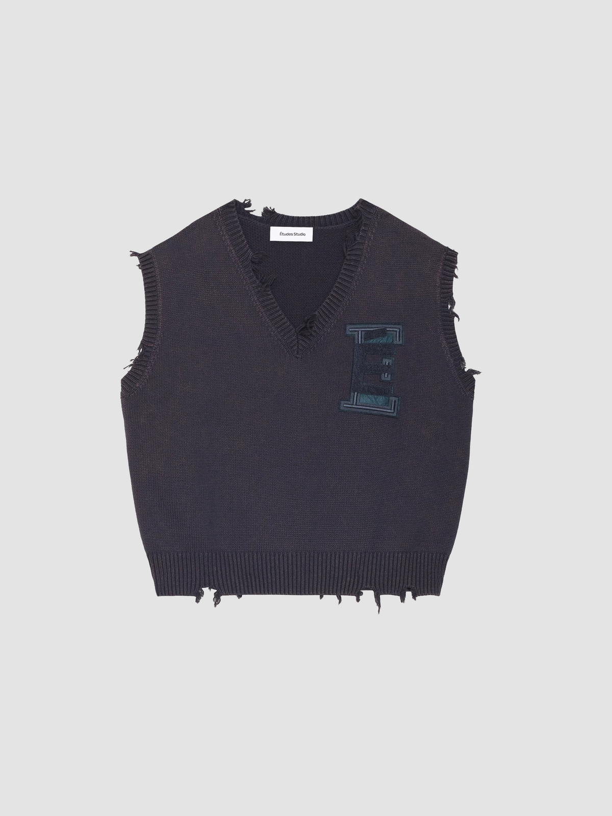Sweater Shortsleeve V-Neck Navy