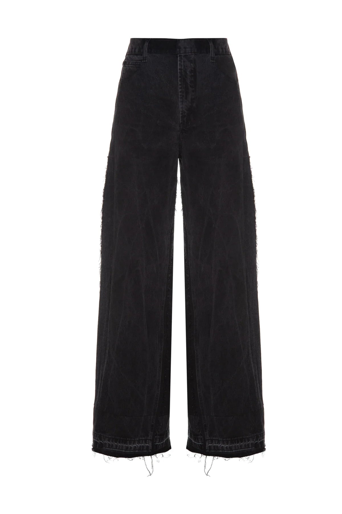 Jeans Reworked Wide Black