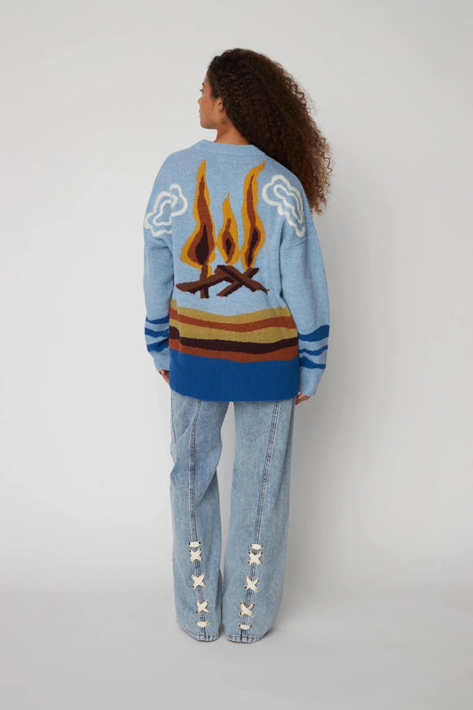 Cardigan Elements Blue