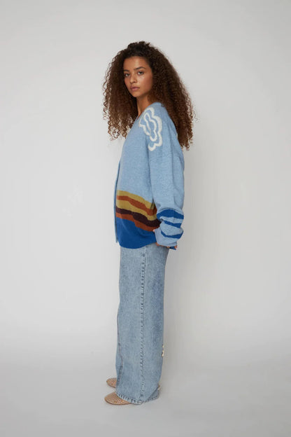 Cardigan Elements Blue