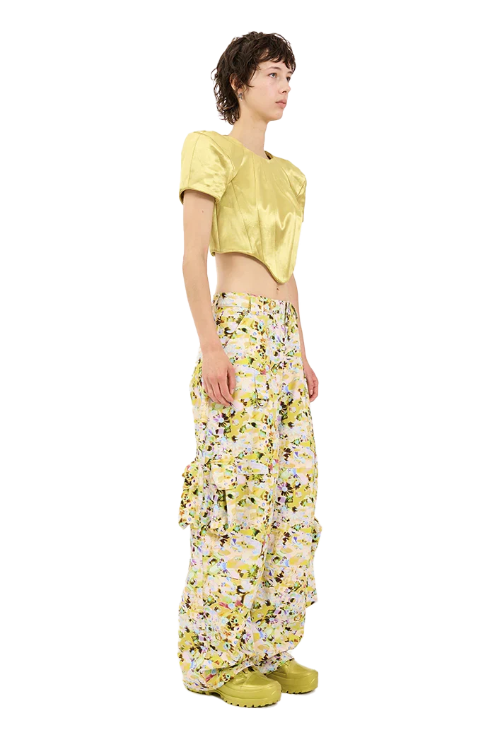Pants Lawn Cargo Flower