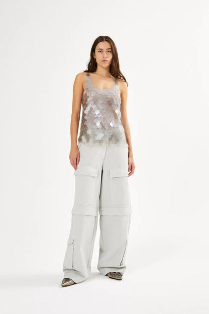 Pants Pammi Canvas Light Grey