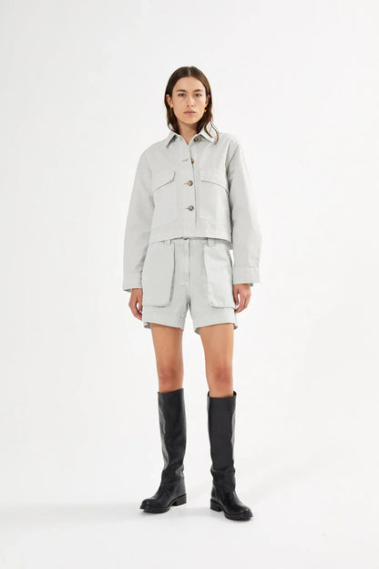 Jacket Neva Canvas Light Grey