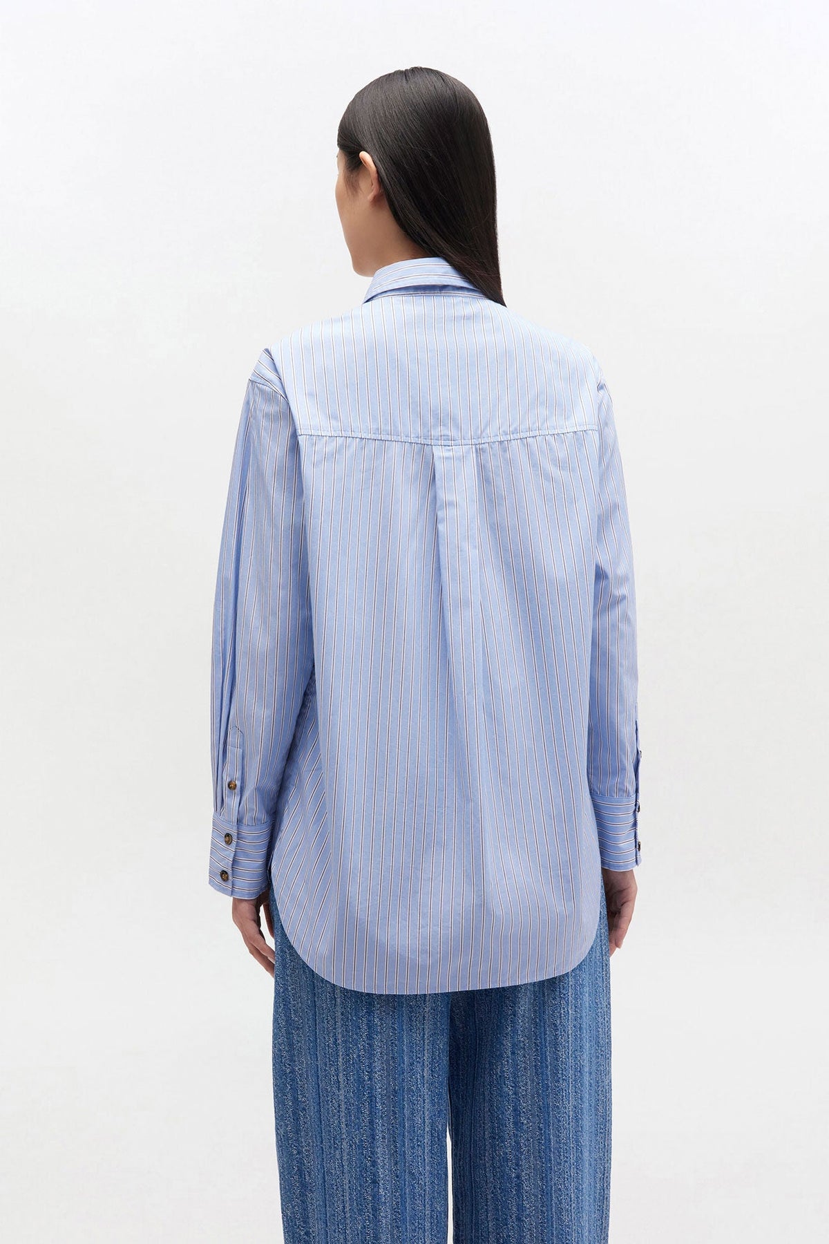 Shirt Stripe Logo Blue