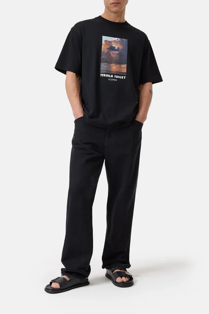 T-shirt Printed Black