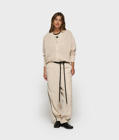 Cardigan V-Neck Mesh