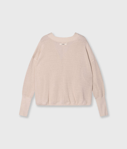 Cardigan V-Neck Mesh