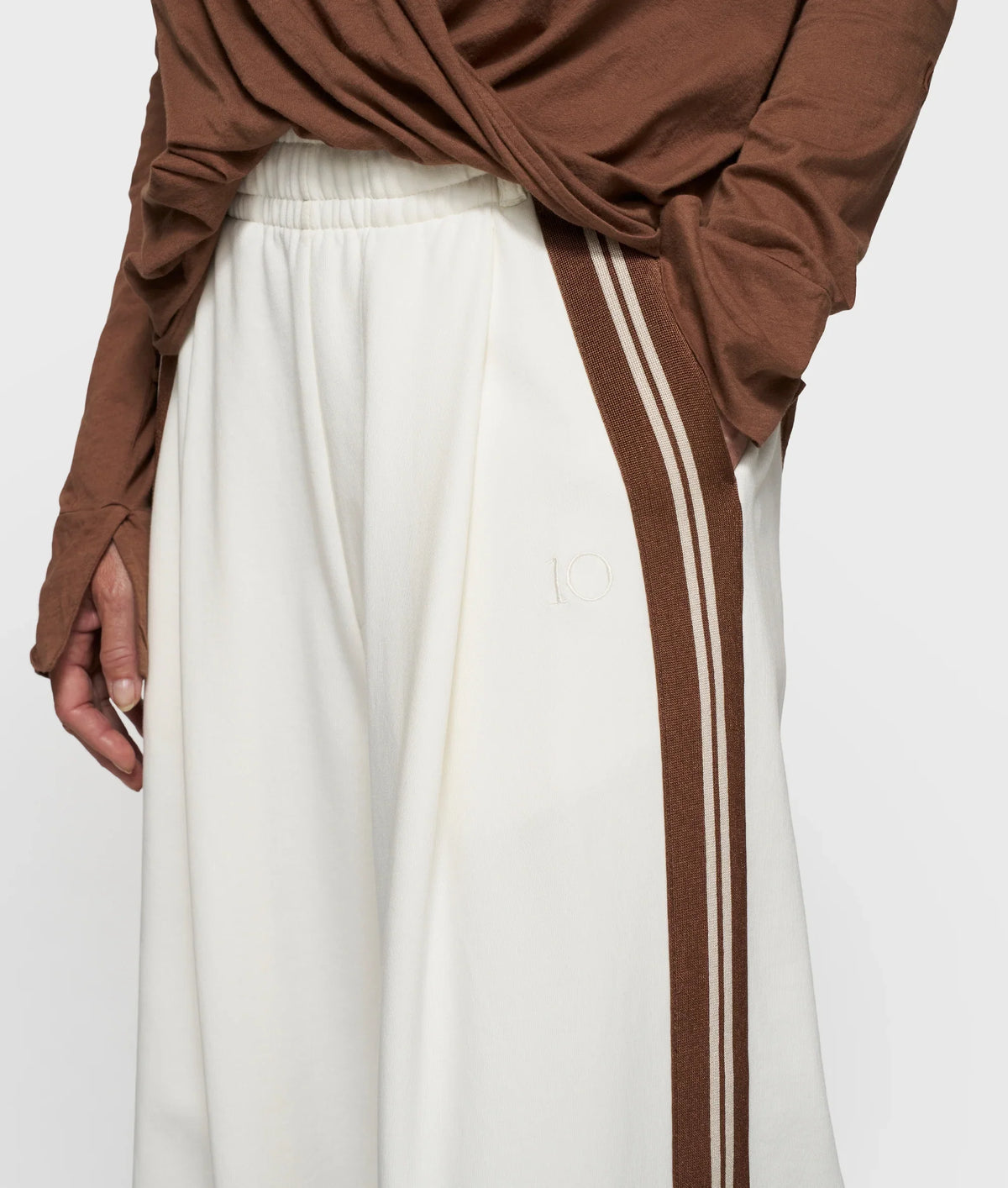 Pants Wide Tape Ecru