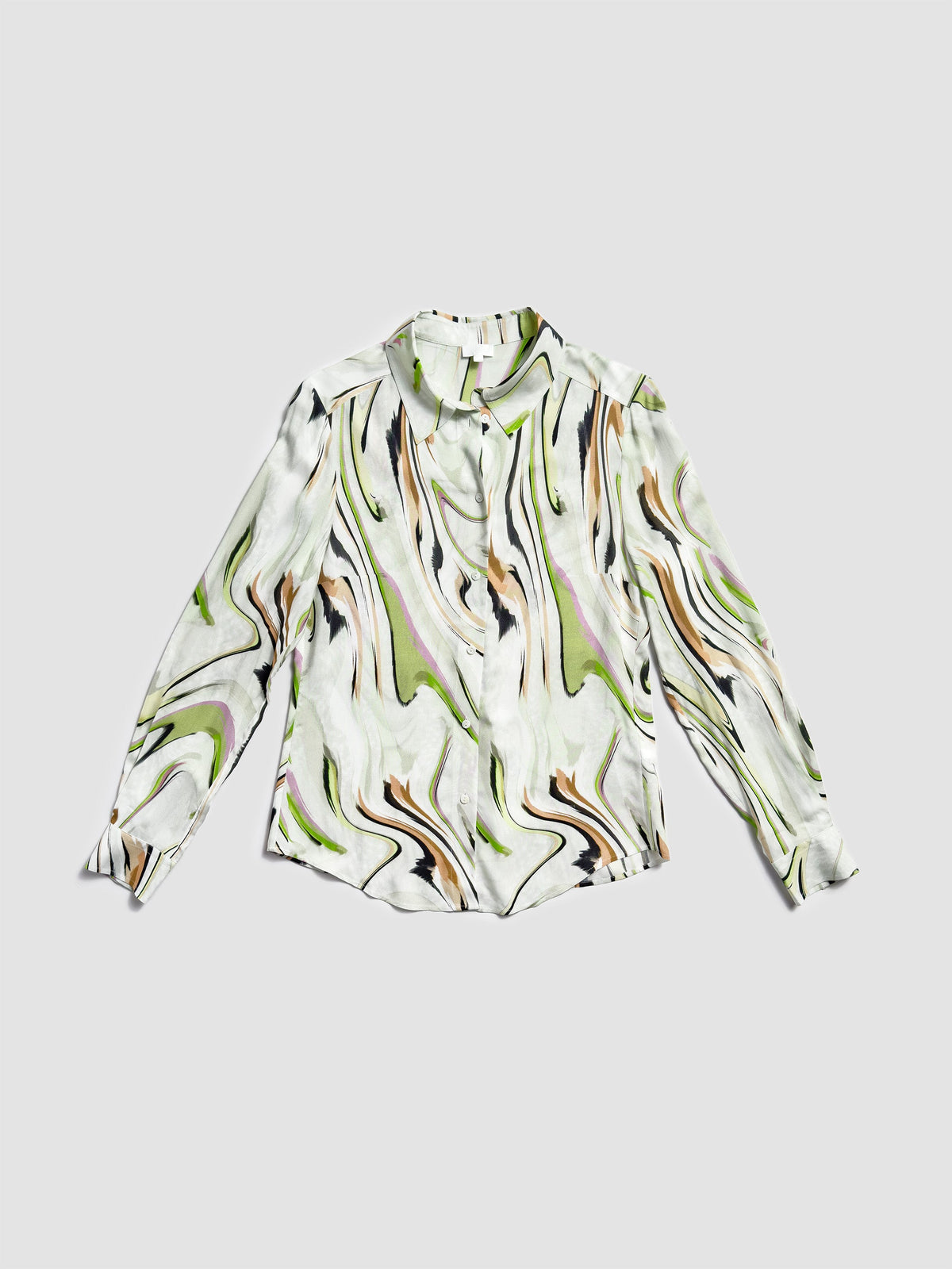Blouse Byka Marble Green