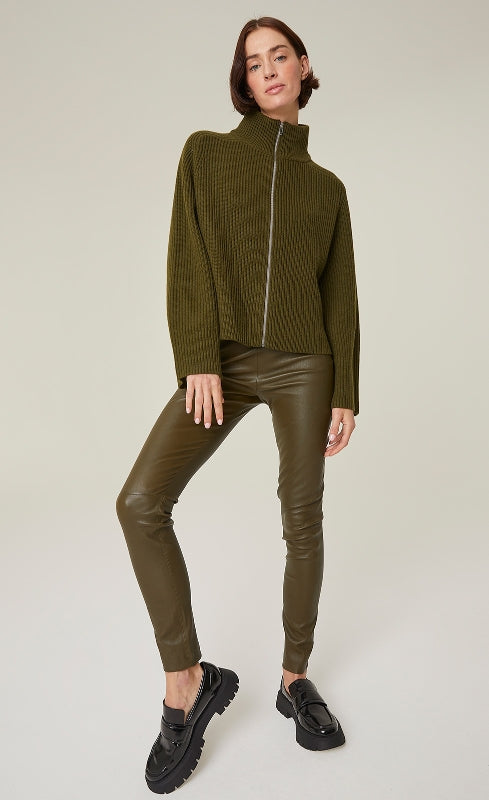 Leather Pants Maribell Green