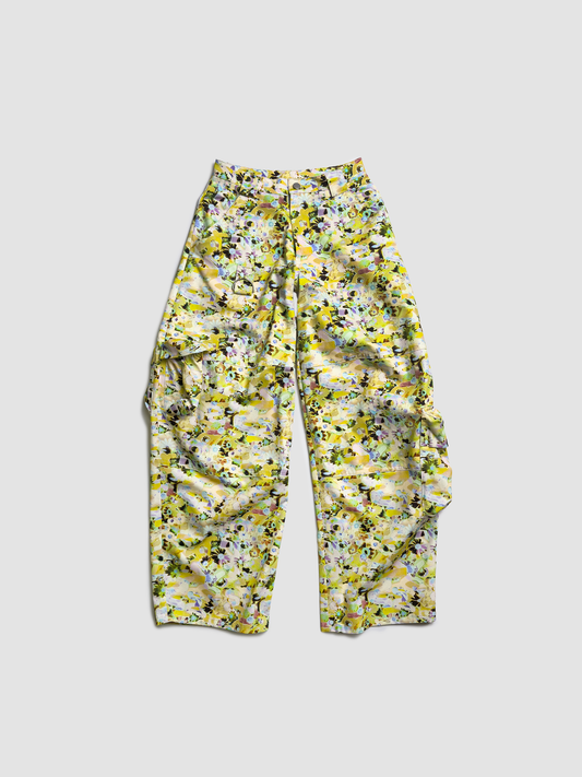 Pants Lawn Cargo Flower
