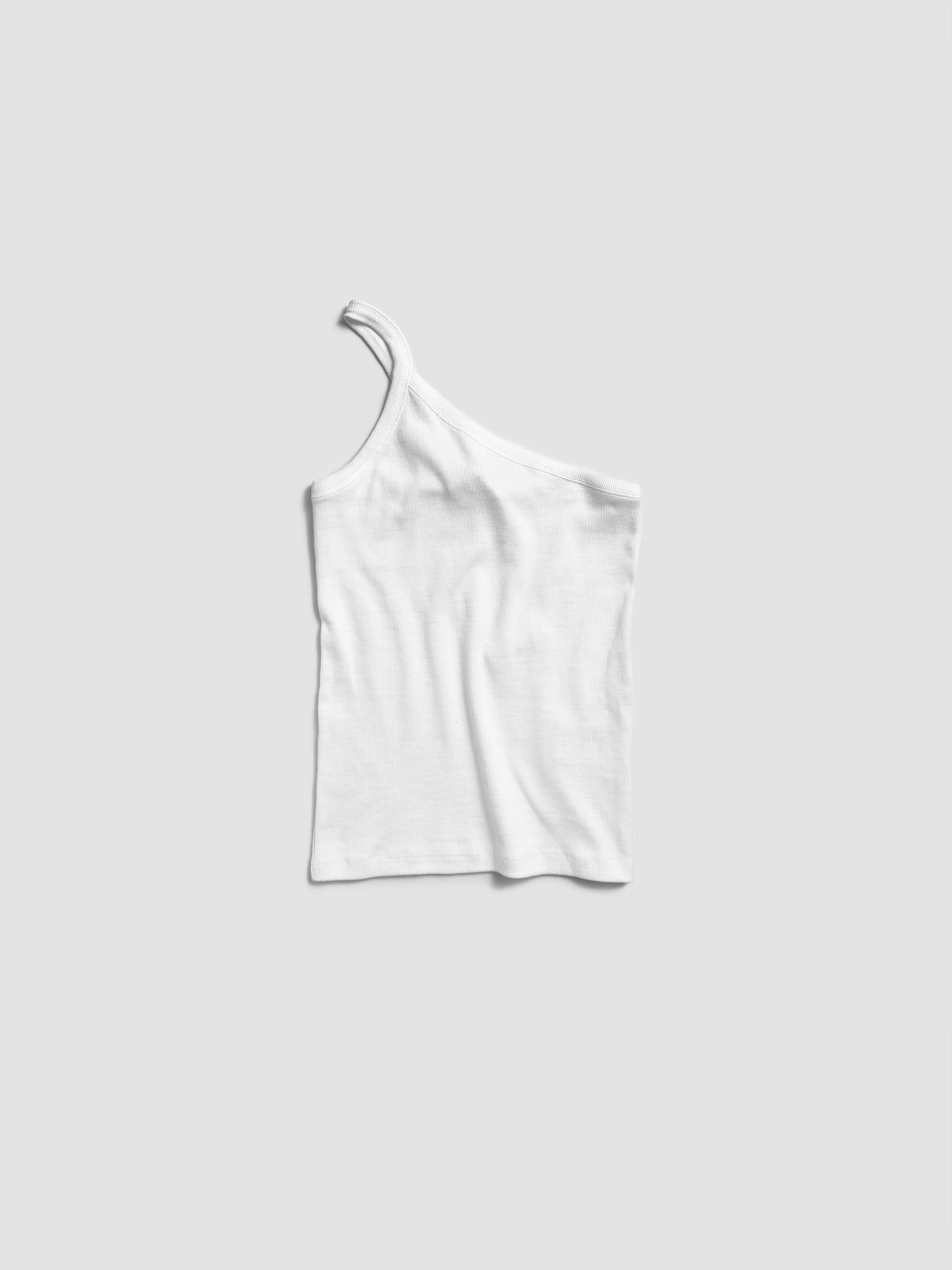 Sheera One Shoulder Top White - Via Store