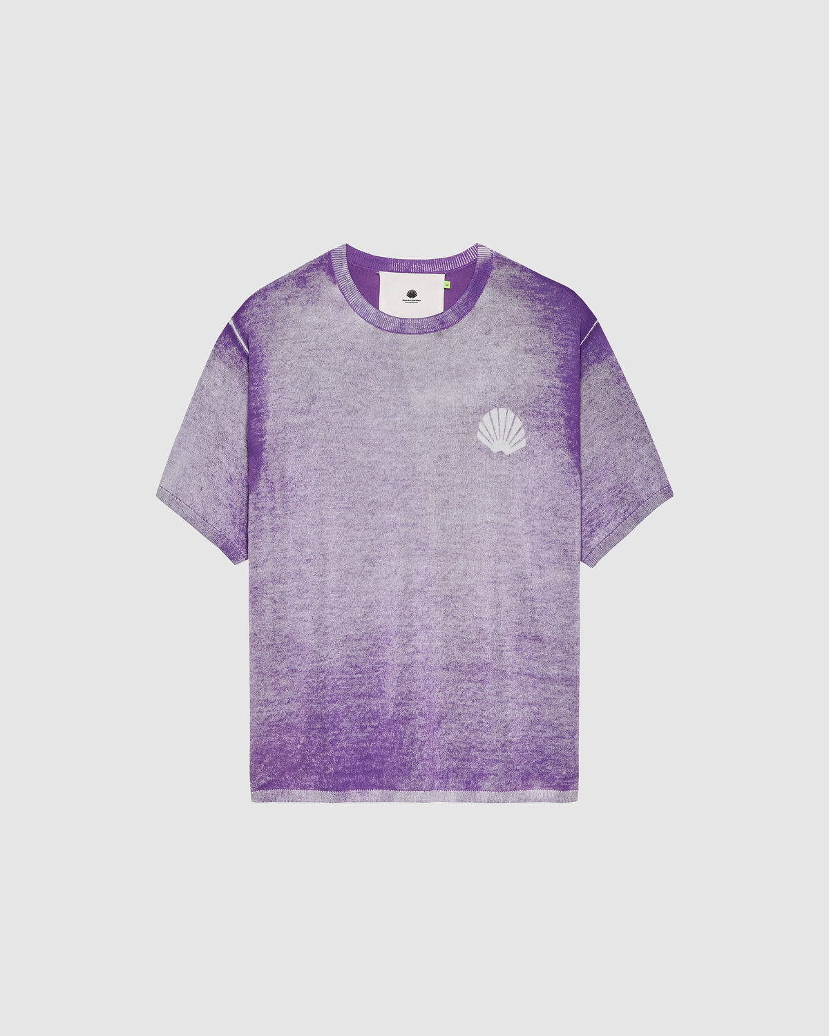 T-shirt Logo Knit Purple
