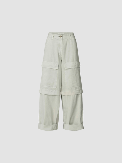 Pants Pammi Canvas Light Grey