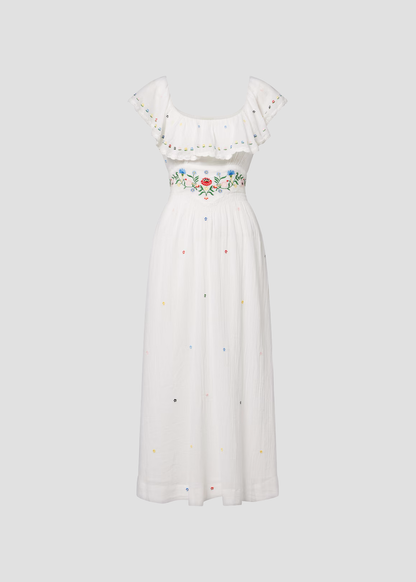 Dress Ebony Petunia Ivory